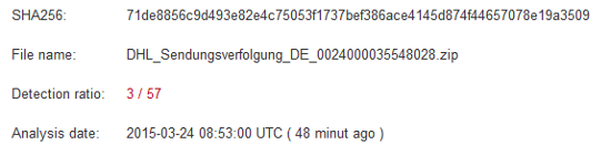 DHLvirustotal